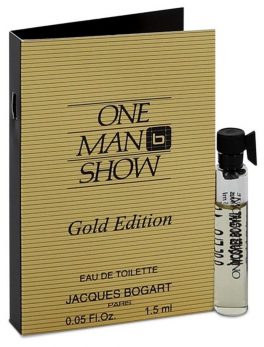One Man Show Gold By Jacques Bogart Vial (sample) .05 Oz For Men