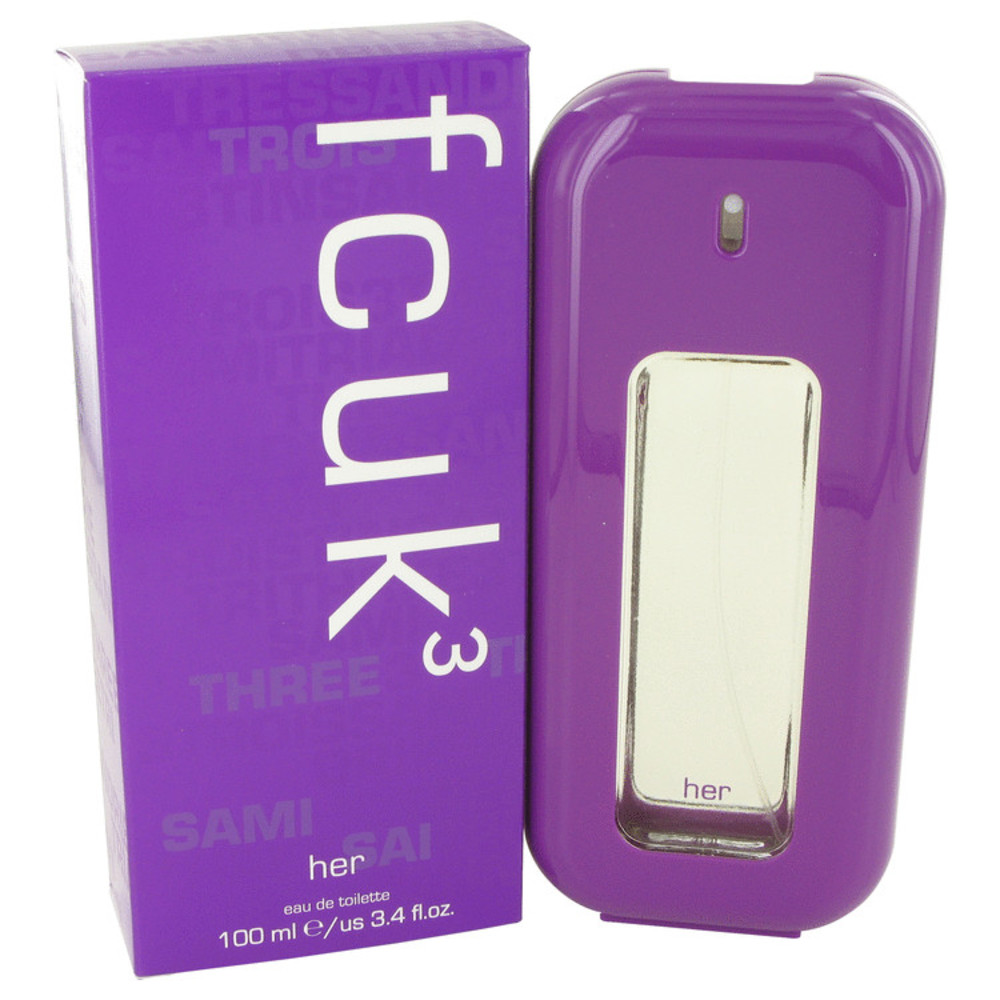 Fcuk 3 By French Connection Eau De Toilette Spray 3.4 Oz For Women