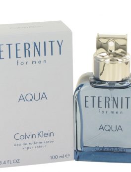 Eternity Aqua By Calvin Klein Eau De Toilette Spray 3.4 Oz For Men