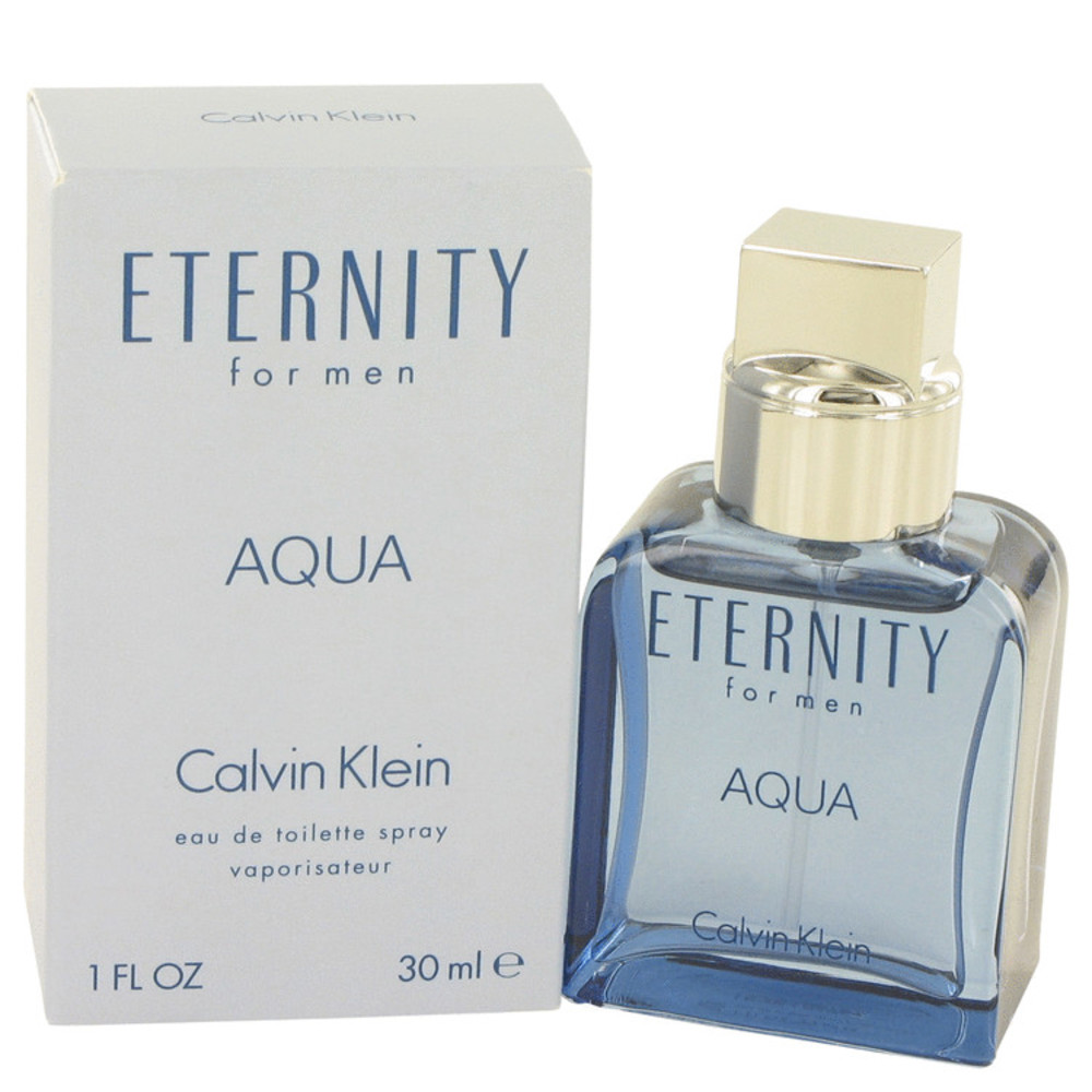 Eternity Aqua By Calvin Klein Eau De Toilette Spray 1 Oz For Men