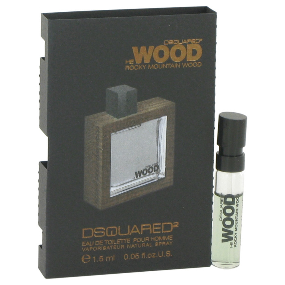 He Wood Rocky Mountain Wood By Dsquared2 Vial (sample) .05 Oz For Men