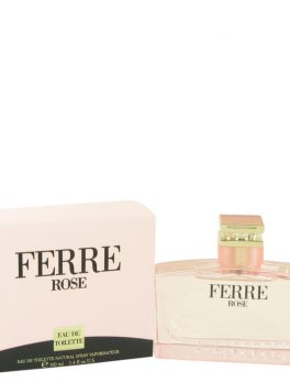 Ferre Rose By Gianfranco Ferre Eau De Toilette Spray 3.4 Oz For Women