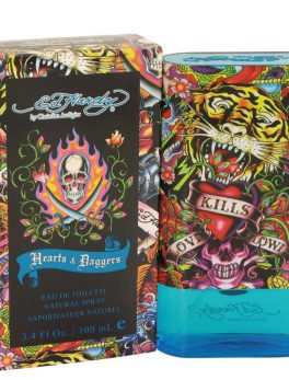 Ed Hardy Hearts and Daggers By Christian Audigier Eau De Toilette Spray 3.4 Oz For Men