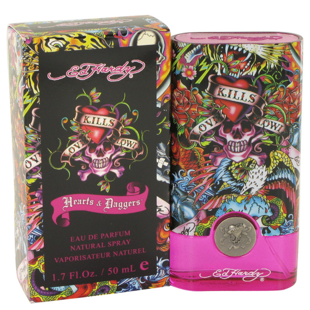 Ed Hardy Hearts and Daggers By Christian Audigier Eau De Parfum Spray 1.7 Oz For Women