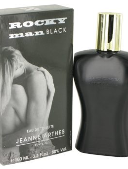 Rocky Man Black By Jeanne Arthes Eau De Toilette Spray 3.3 Oz For Men