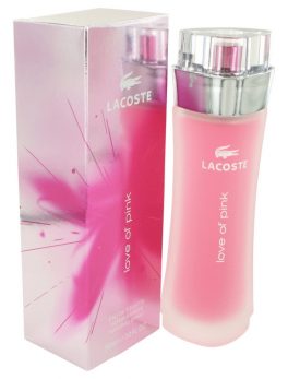 Love Of Pink By Lacoste Eau De Toilette Spray 3 Oz For Women