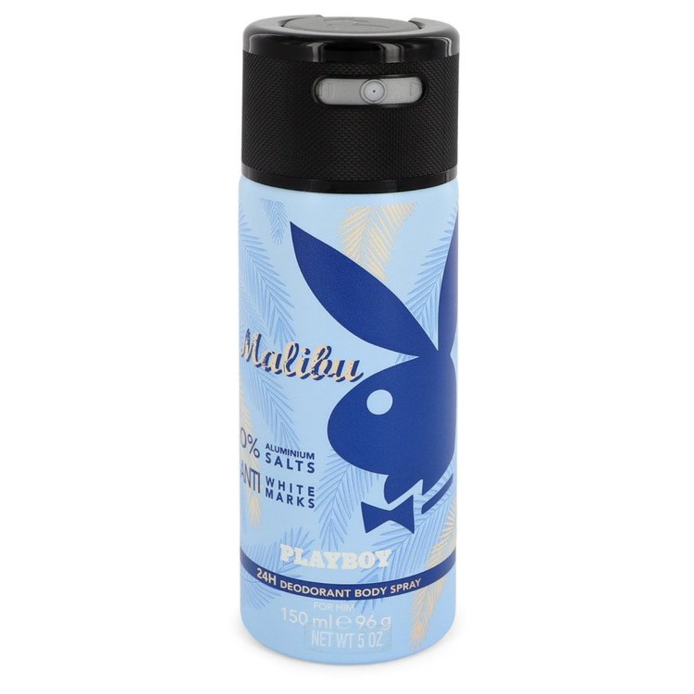 Malibu Playboy By Playboy 24h Deodorant Body Spray 5 Oz For Men