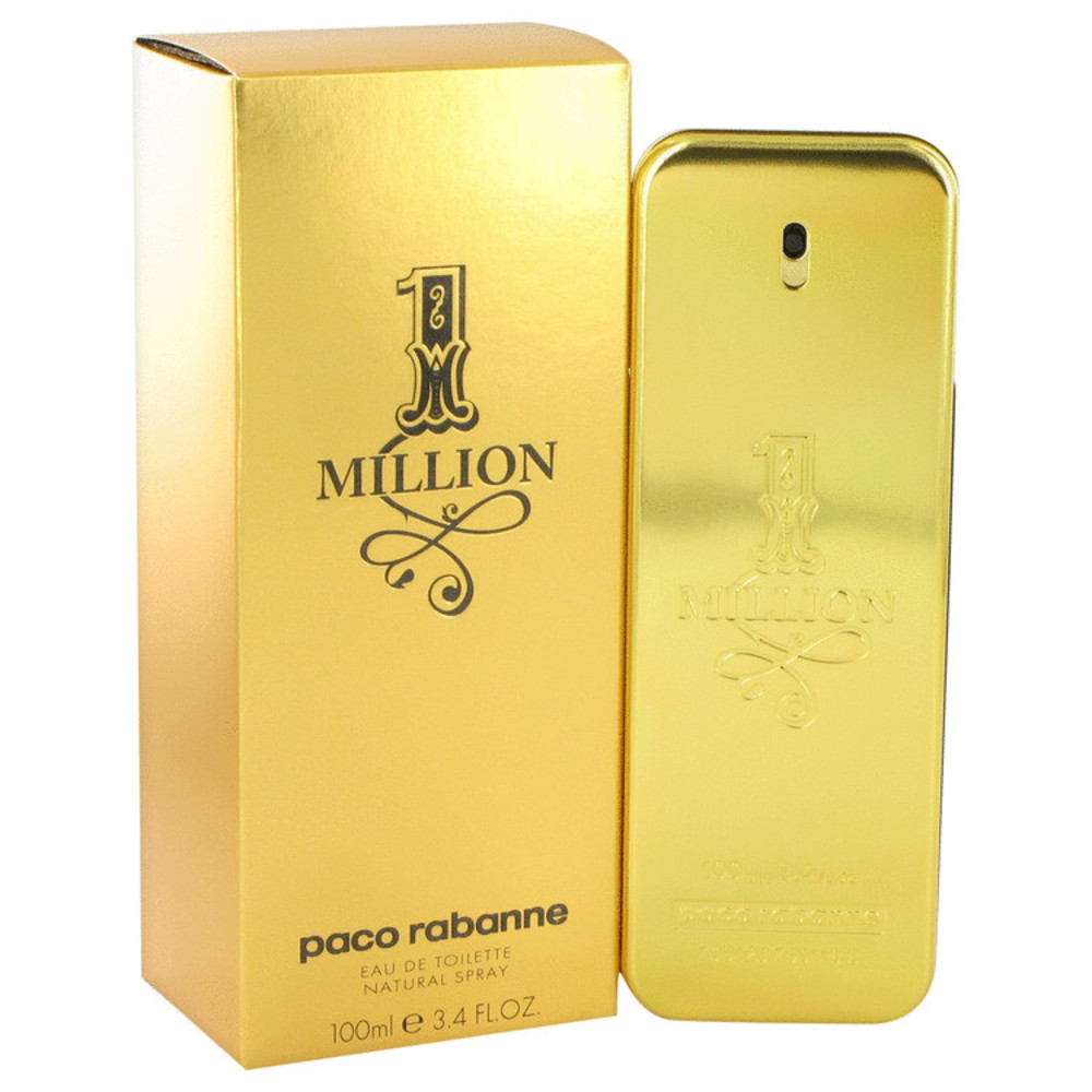 1 Million By Paco Rabanne Eau De Toilette Spray 3.4 Oz For Men