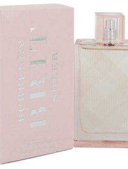 Burberry Brit Sheer By Burberry Eau De Toilette Spray 3.4 Oz For Women