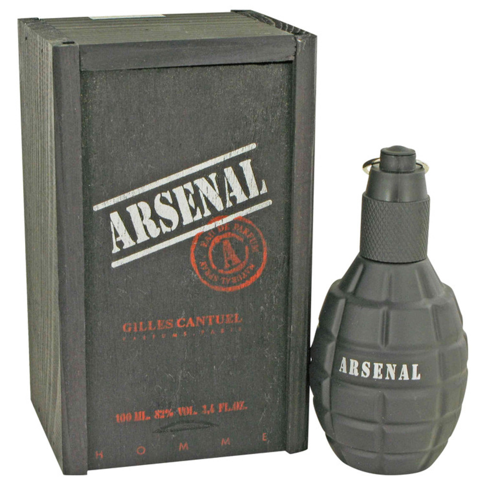 Arsenal Black By Gilles Cantuel Eau De Parfum Spray 3.4 Oz For Men