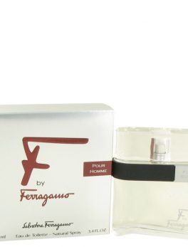 F By Salvatore Ferragamo Eau De Toilette Spray 3.4 Oz For Men