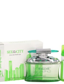 Sex In The City Kiss By Unknown Eau De Parfum Spray + Free 1.7 Oz Deodorant Spray 3.4 Oz For Women