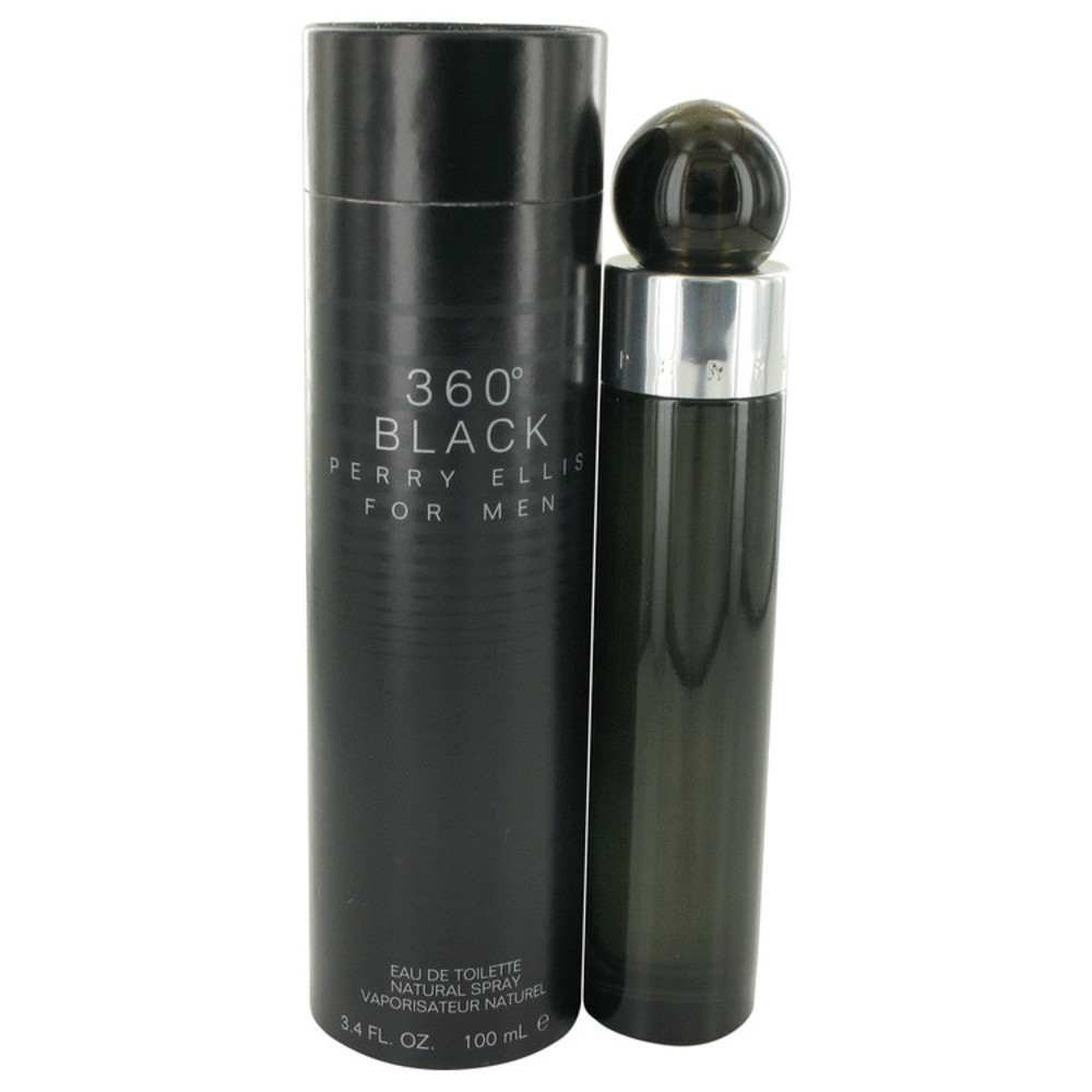Perry Ellis 360 Black By Perry Ellis Eau De Toilette Spray 3.4 Oz For Men