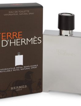 Terre D'hermes By Hermes Eau De Toilette Spray Refillable (metal) 5 Oz For Men
