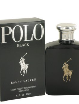 Polo Black By Ralph Lauren Eau De Toilette Spray 4.2 Oz For Men