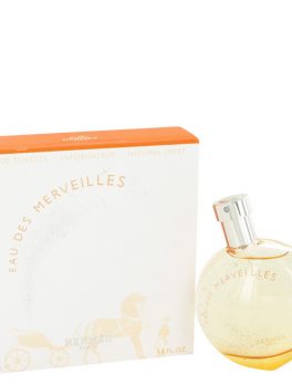 Eau Des Merveilles By Hermes Eau De Toilette Spray 1.6 Oz For Women
