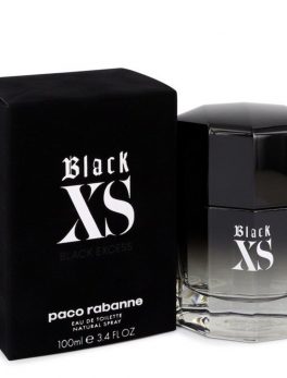 Black Xs By Paco Rabanne Eau De Toilette Spray (2018 New Packaging) 3.4 Oz For Men