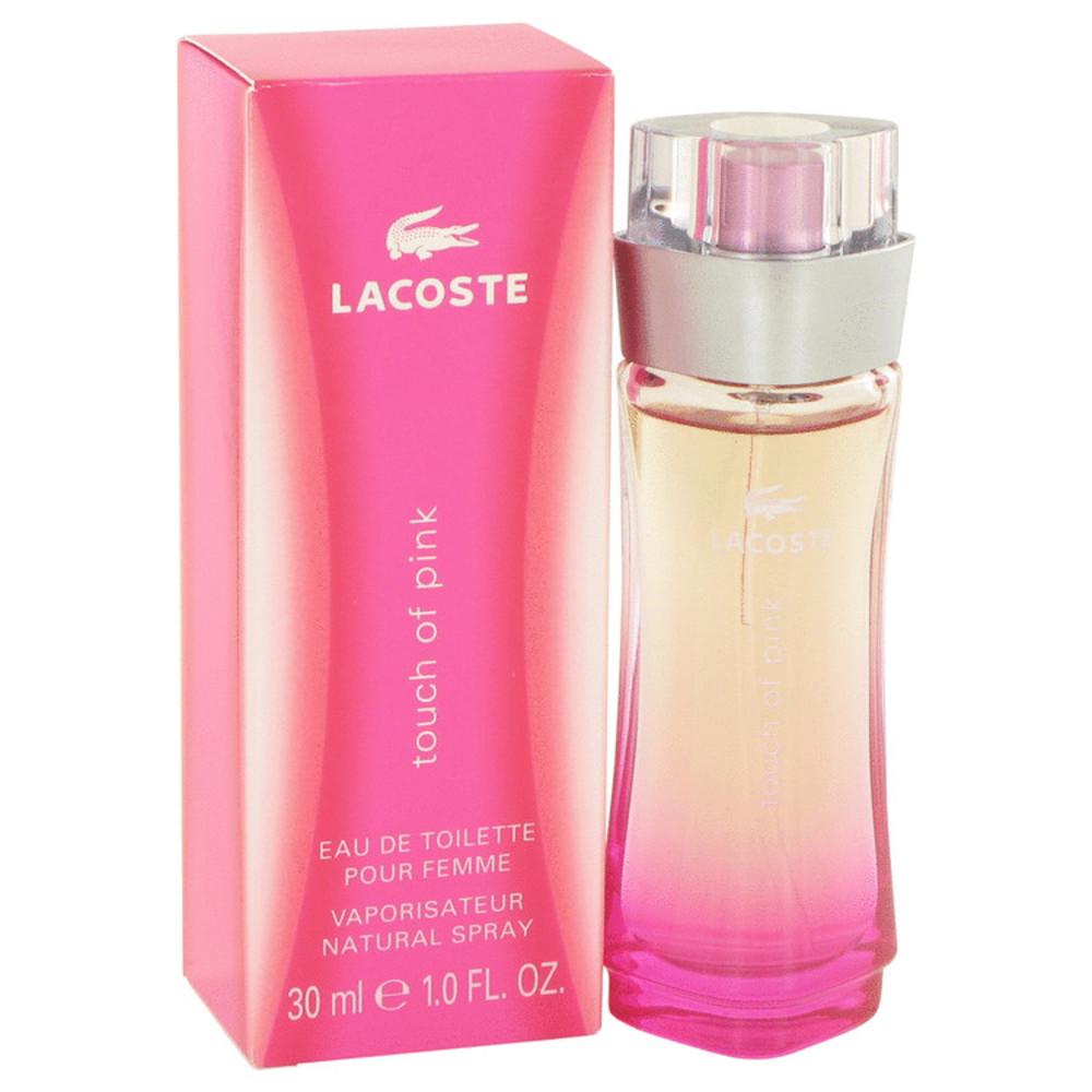 Touch Of Pink By Lacoste Eau De Toilette Spray 1 Oz For Women