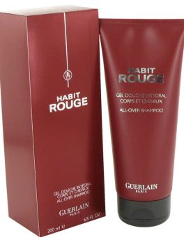 Habit Rouge By Guerlain Hair and Body Shower Gel 6.8 Oz For Men
