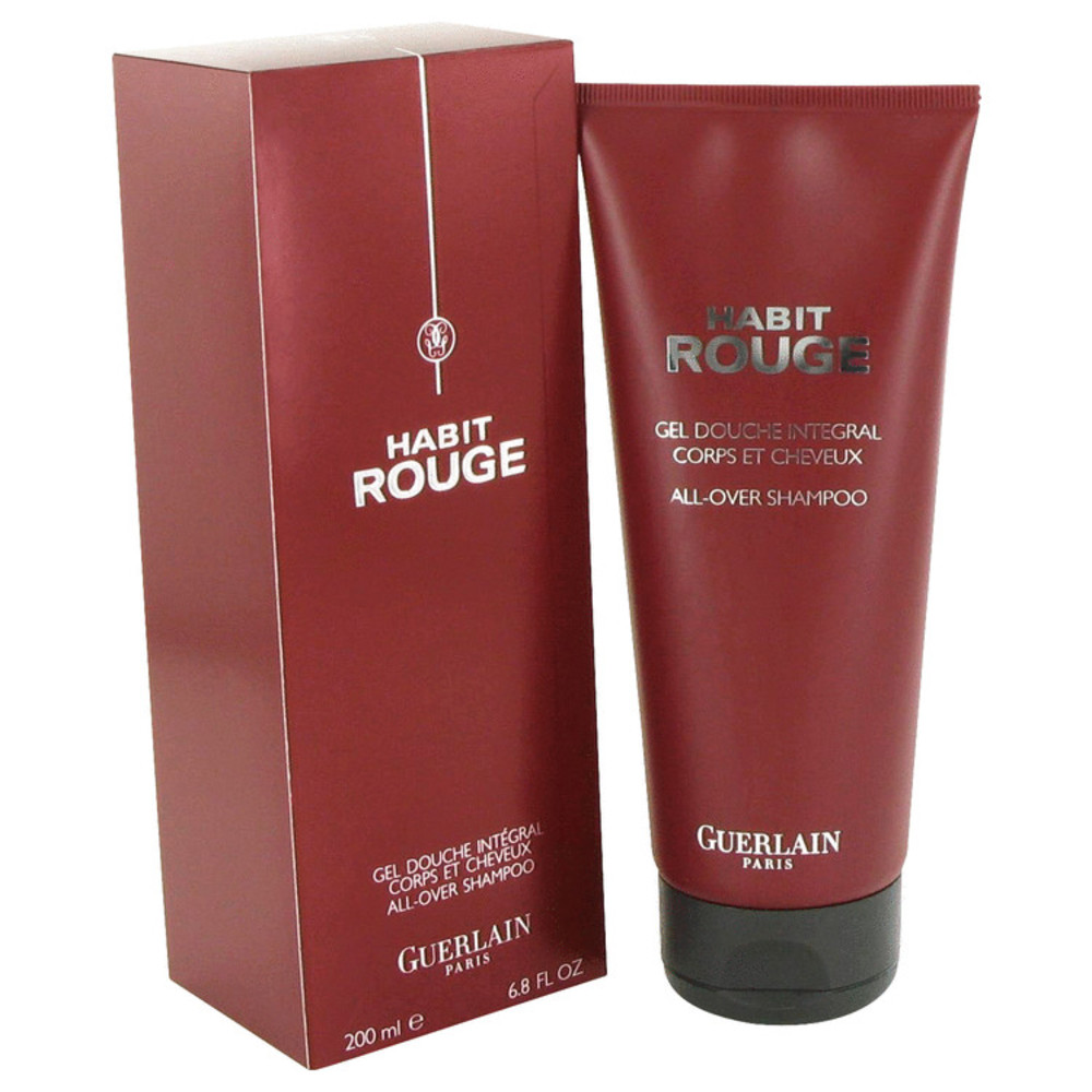 Habit Rouge By Guerlain Hair and Body Shower Gel 6.8 Oz For Men