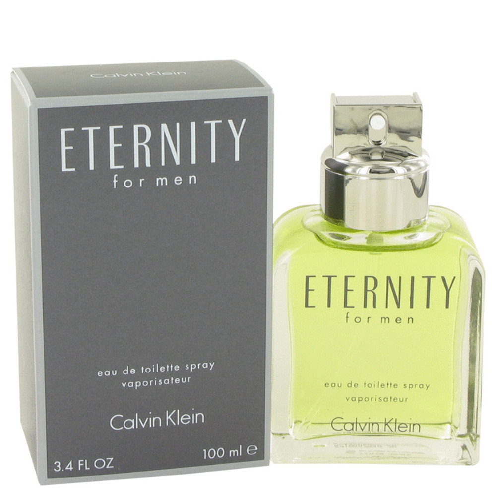 Eternity By Calvin Klein Eau De Toilette Spray 3.4 Oz For Men