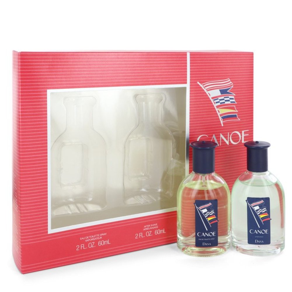 Canoe By Dana Gift Set -- 2 Oz Eau De Toilette Spray + 2 Oz After Shave For Men
