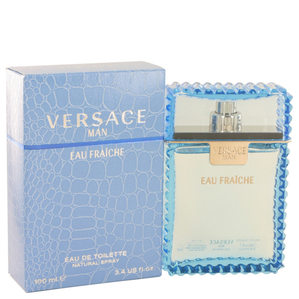 Versace Man By Versace Eau Fraiche Eau De Toilette Spray (blue) 3.4 Oz For Men