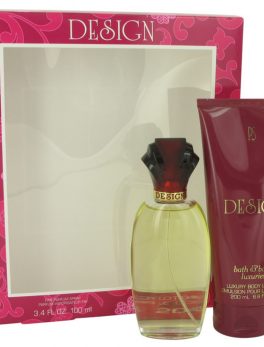 Design By Paul Sebastian Gift Set -- 3.4 Oz Eau De Parfum Spray + 6.7 Oz Body Lotion For Women