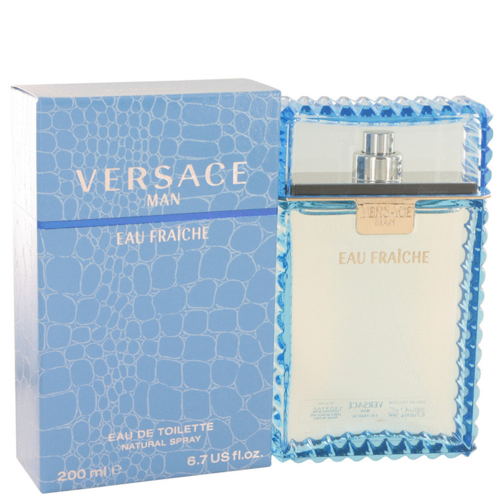 Versace Man By Versace Eau Fraiche Eau De Toilette Spray (blue) 6.7 Oz For Men
