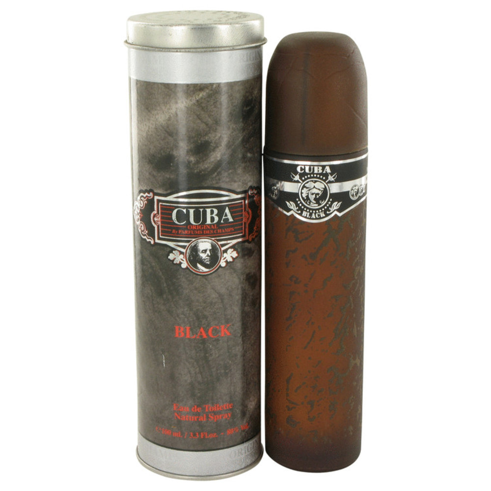 Cuba Black By Fragluxe Eau De Toilette Spray 3.4 Oz For Men