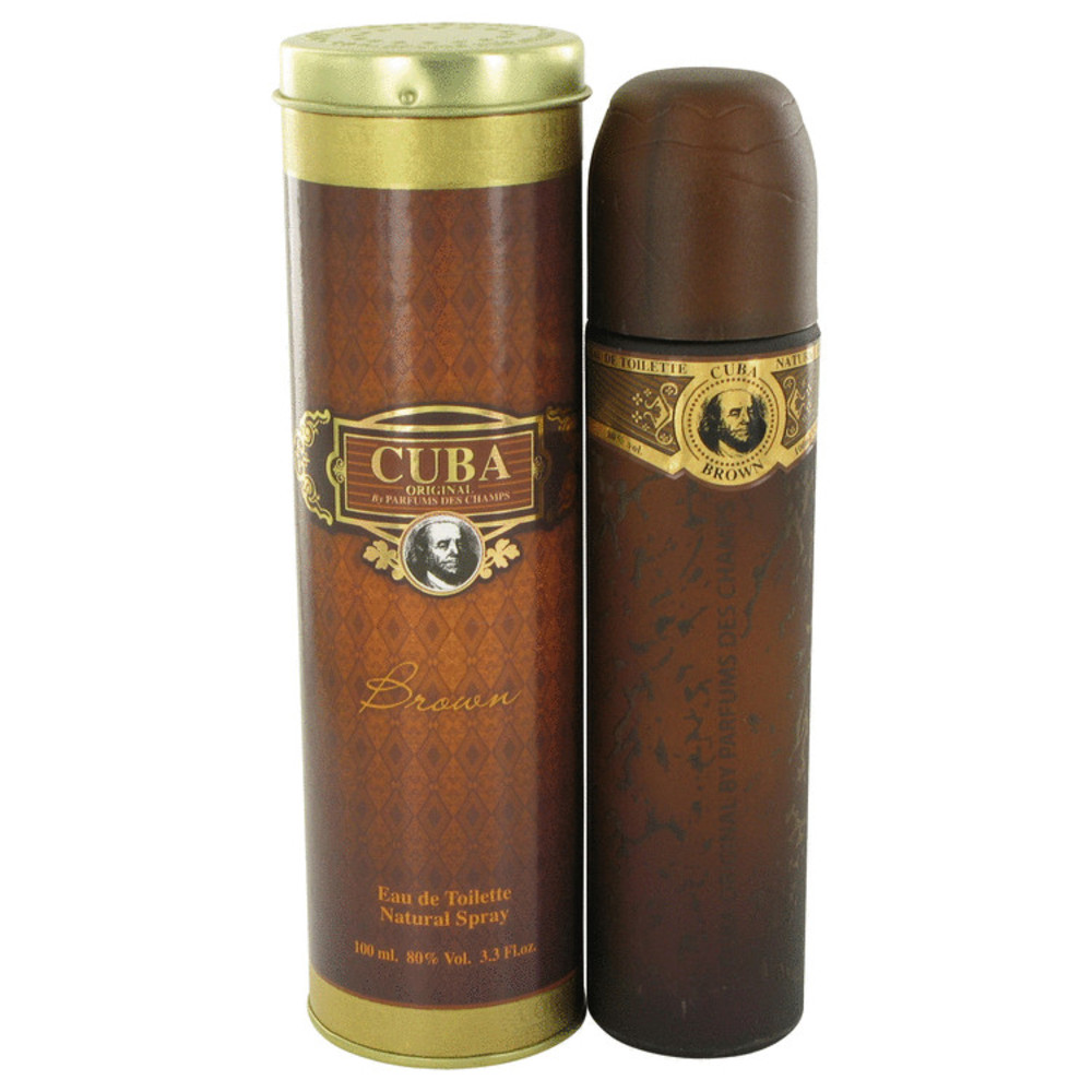 Cuba Brown By Fragluxe Eau De Toilette Spray 3.4 Oz For Men