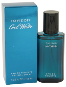 Cool Water By Davidoff Eau De Toilette Spray 1.35 Oz For Men