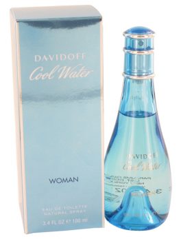 Cool Water By Davidoff Eau De Toilette Spray 3.4 Oz For Women
