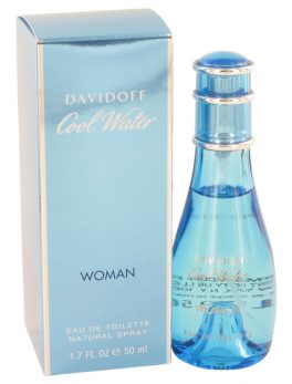 Cool Water By Davidoff Eau De Toilette Spray 1.7 Oz For Women