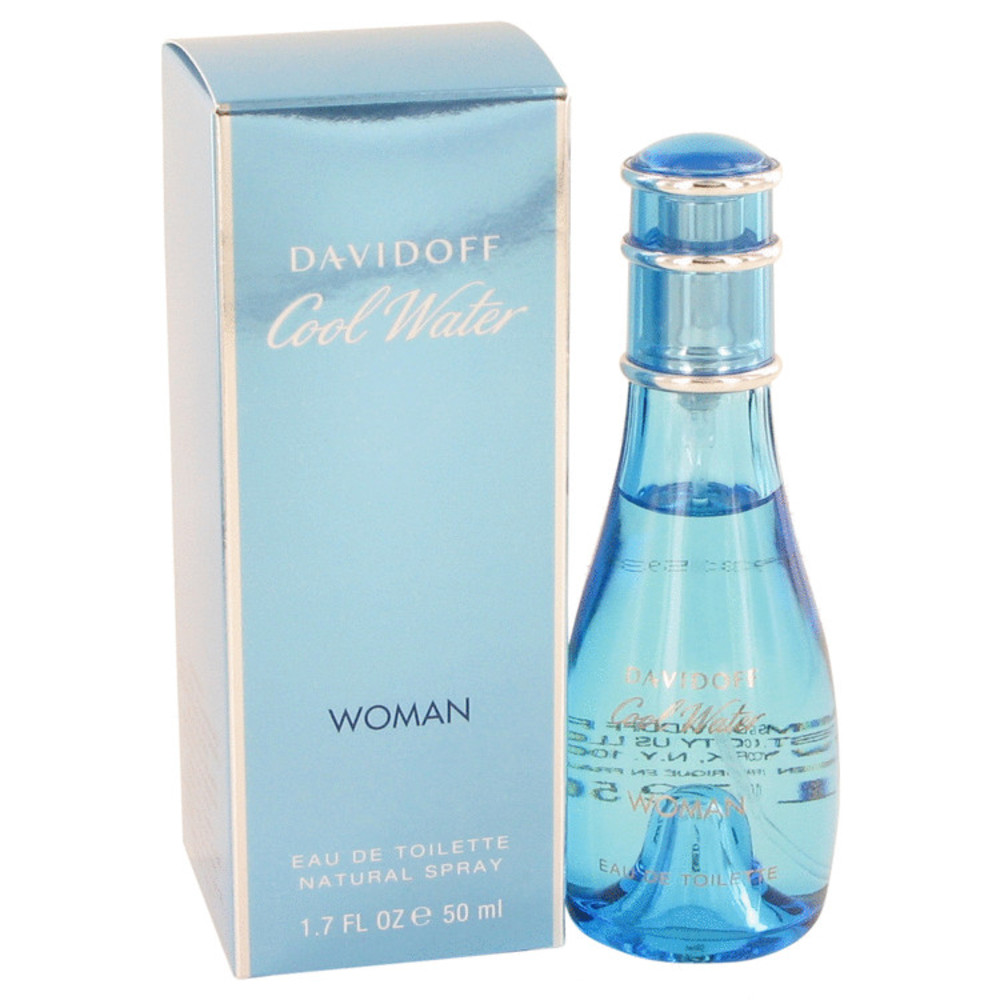 Cool Water By Davidoff Eau De Toilette Spray 1.7 Oz For Women