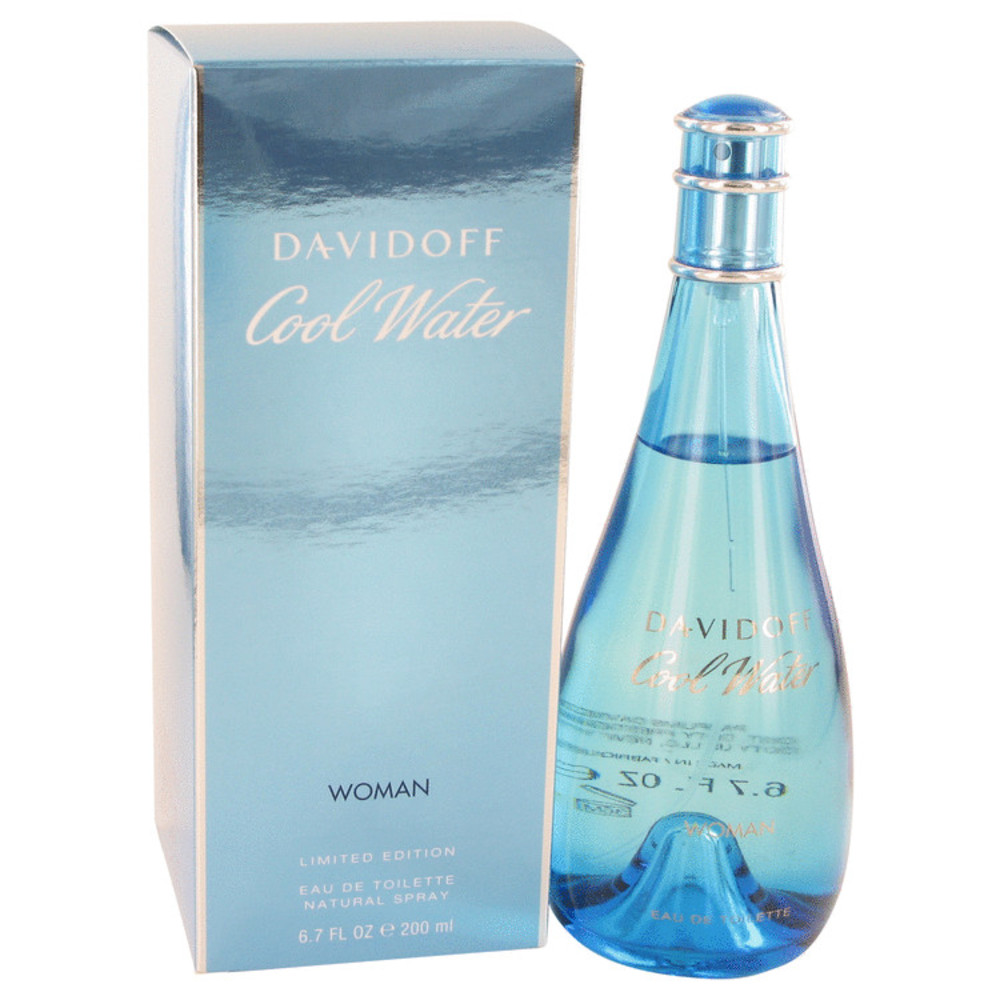 Cool Water By Davidoff Eau De Toilette Spray 6.7 Oz For Women
