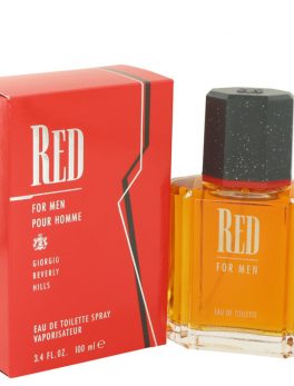 Red By Giorgio Beverly Hills Eau De Toilette Spray 3.4 Oz For Men