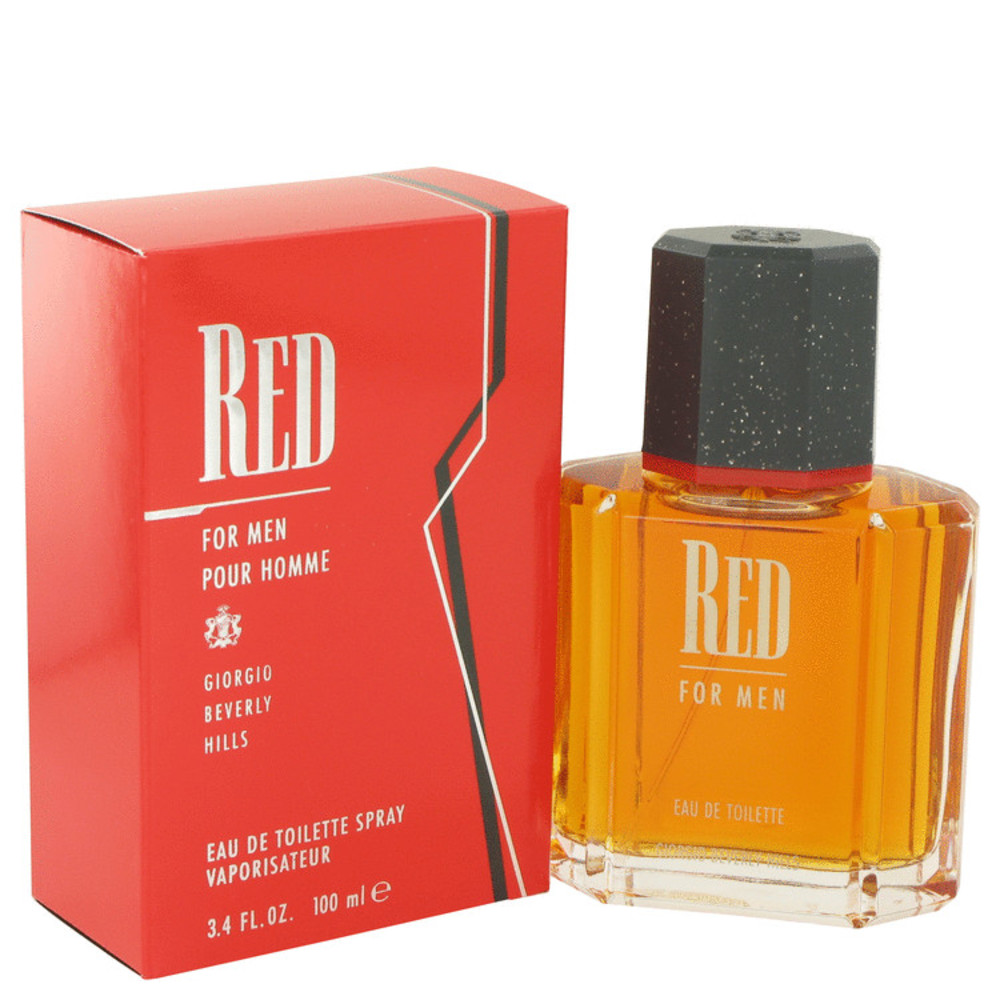 Red By Giorgio Beverly Hills Eau De Toilette Spray 3.4 Oz For Men