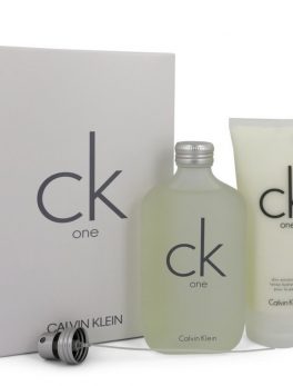 Ck One By Calvin Klein Gift Set -- 6.7 Oz Eau De Toilette Spray + 6.7 Oz Body Moisturizer For Men