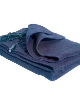 MAXSA Innovations 20013 Comfy Cruise 12-Volt Heated Travel Blanket (Navy)