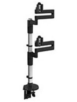 Humanscale SOR4767MF M/Flex Mounting Kit - 2 LCD Monitors - Black
