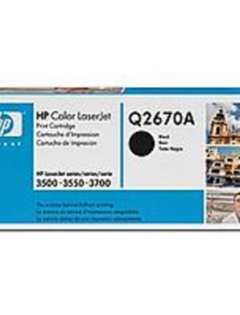 HP Q2670A Black Laser Toner Cartridge for Color LaserJet 3500/3700 Printers