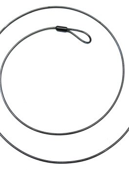 Noble Locks NS04T Scissor Lock with Barrel Key - Steel Cable