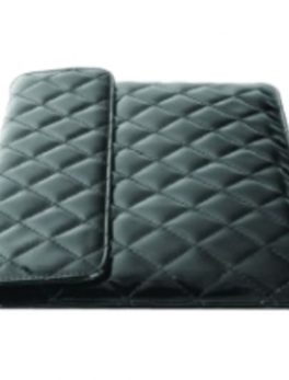 iEssentials IE-QLT-10BK Carrying Case for 10-inch APPLE Tablets - Black - Quilted