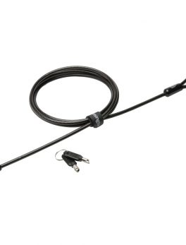 Kensington N17 Keyed Laptop Lock for Dell Laptops On Demand - Master - Carbon Steel - 6 ft - For Notebook, Tablet