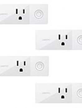 Linksys F7C063-4PK-BDL Mini Smart Plug - 4-Pack - White
