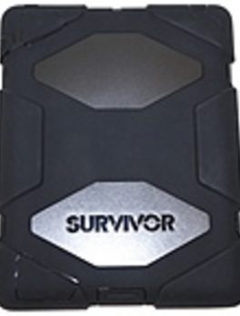 Griffin GB35108-3 Survivor All-Terrain for iPad 2, iPad 3, and iPad (4th gen) - iPad - Black - Polycarbonate/Silicone