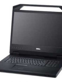 Dell 18.5 in 1U Rackmount LED KMM Console - English Language Keyboard - TAA Compliant - 18.5 LED - 2 x USB - 1 x VGA - Keyboard - 1U High