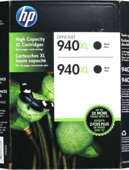 Hewlett-Packard CH633BN 940XL High Yield Ink Cartridge - 2200 Pages - 2 Pack - Black