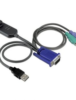 Dell Server Interface Pod - 1 Computer(s) - 50 ft Range - XGA - 1024 x 768 Maximum Video Resolution - 1 x Network (RJ-45) x USB x VGA